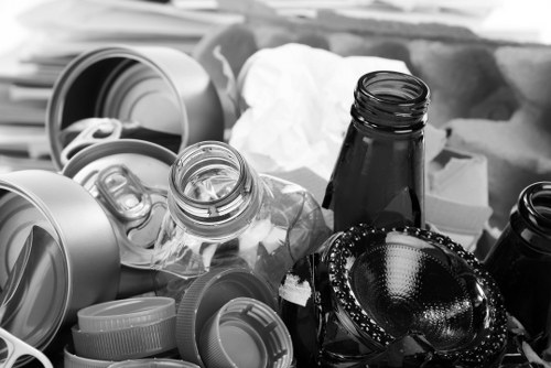 Residents participating in curbside recycling in Temple