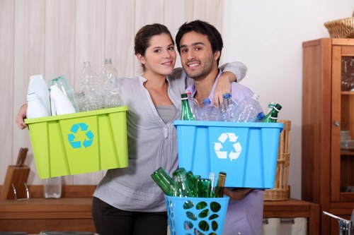 Effective waste management methods for temple construction