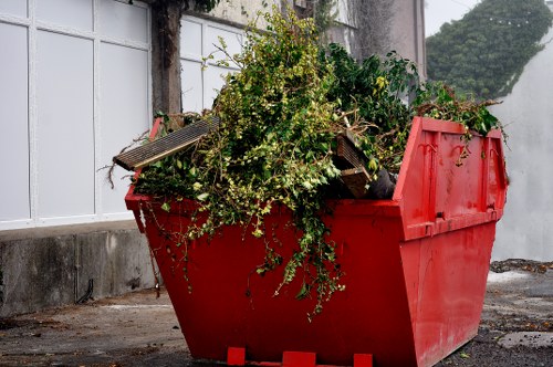 Eco-friendly disposal of cleared items